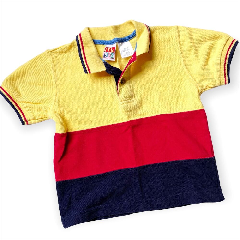 Vintage '80s Kids McDonalds McKid's Polo Shirt
